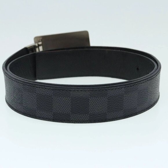 LOUIS VUITTON Damier Graphite Ceinture Amban Tour Belt M9632V LV Auth ki4850 - Picture 5 of 12